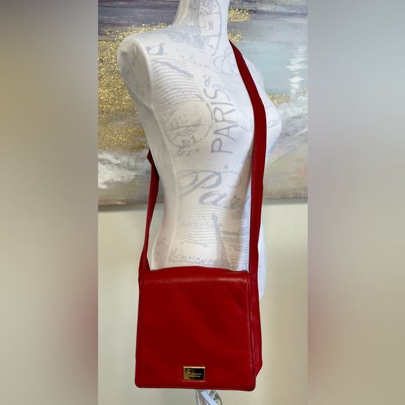 FRED HAYMAN Beverly Hills Crossbody Leather bag, flap over, Red - Picture 3 of 15